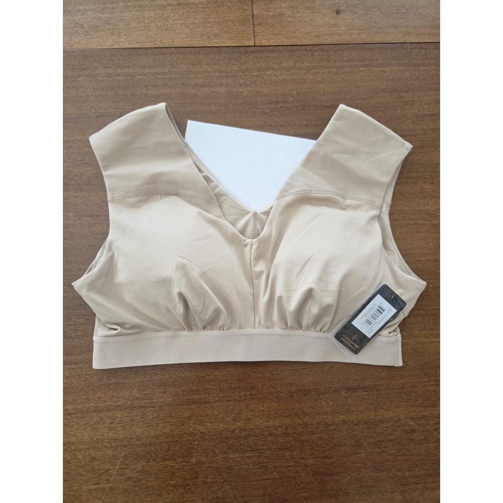 Tommie Copper Shoulder Support Bra Women's 3xl Nude‎